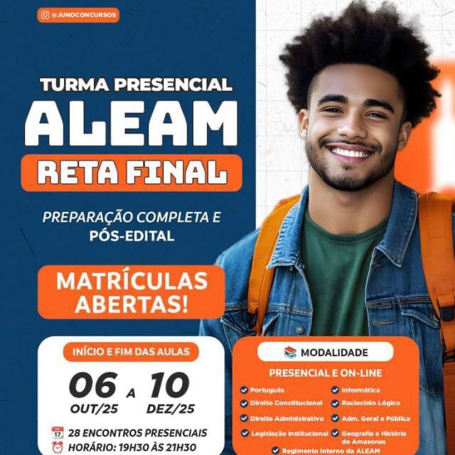 TURMA PRESENCIAL - ALEAM - SEMANAL