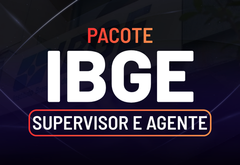 Pacote IBGE - Supervisor de Coleta SQC - Agente de Pesquisa - APM